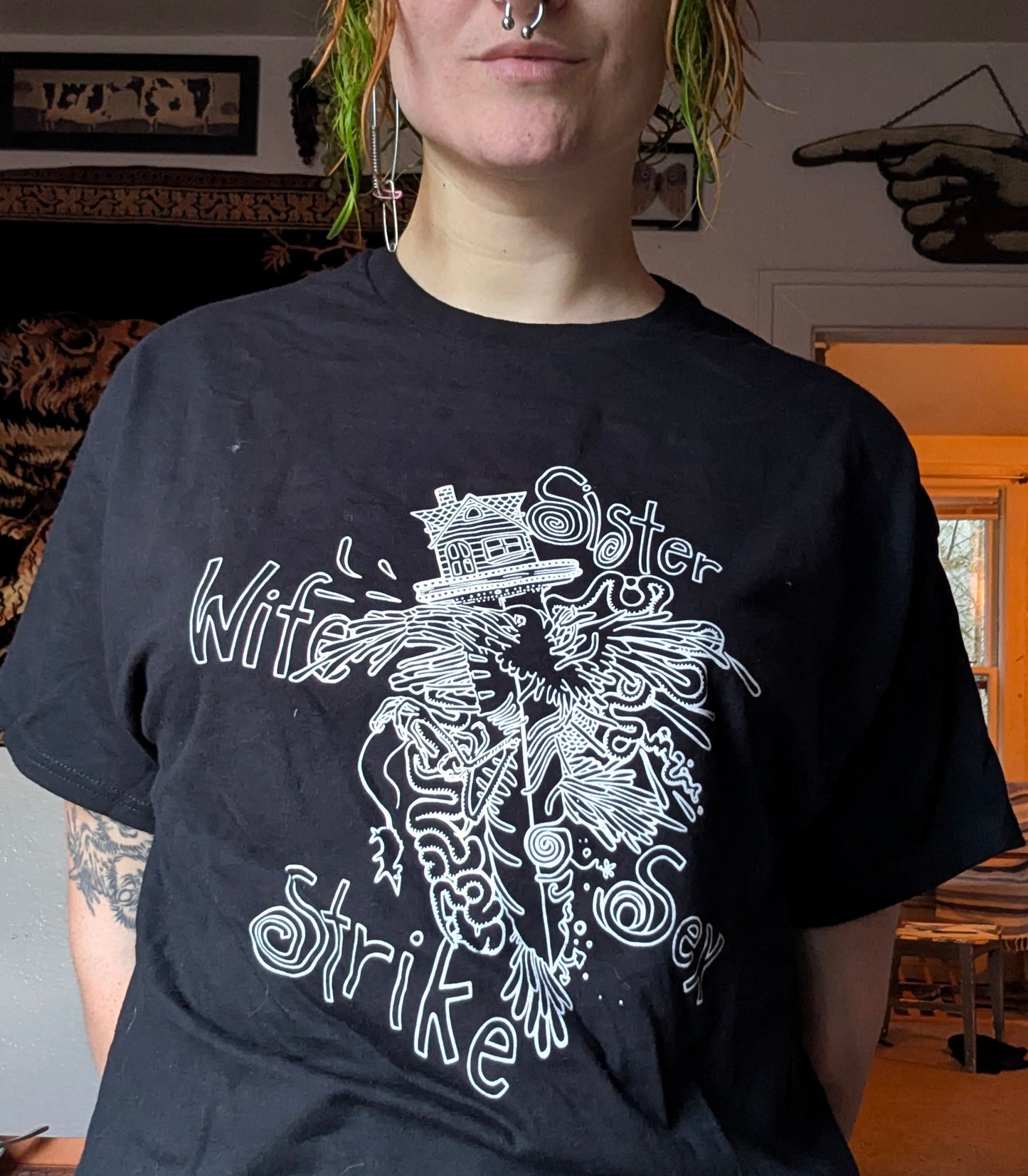 Bird House T-Shirt Design